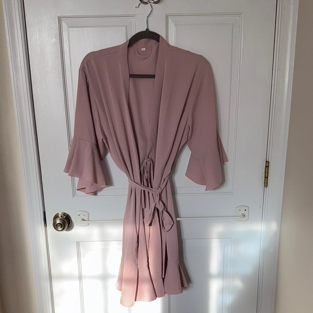 Elegant Mauve Women's Robe